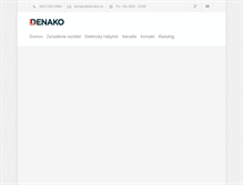 Tablet Screenshot of denako.sk